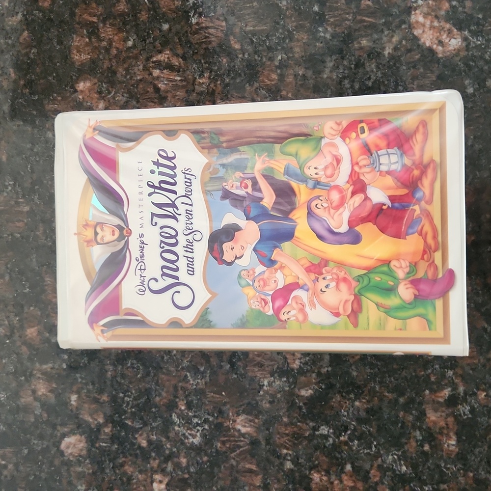 Walt disney masterpiece rare snow white and the seven dwarfs 1995 vhs #1524